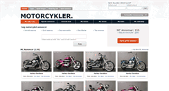 Desktop Screenshot of motorcykler.dk